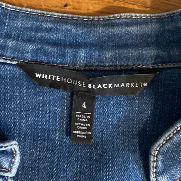 White House Black Market Blue Women's Jeans - Picture 2 of 3